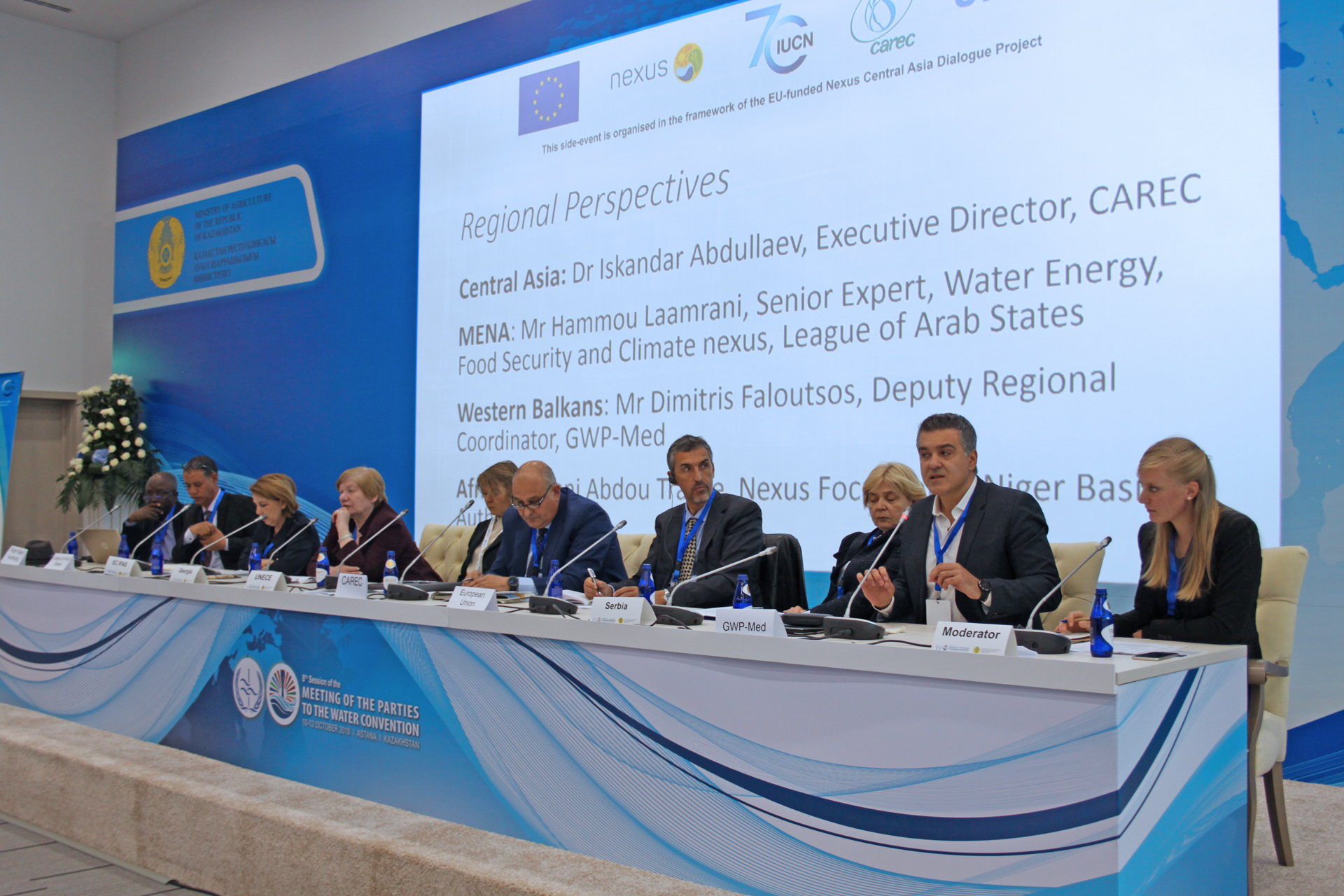 Реализация практических действий по водной, энергетической и продовольственной безопасности  на трансграничном уровне