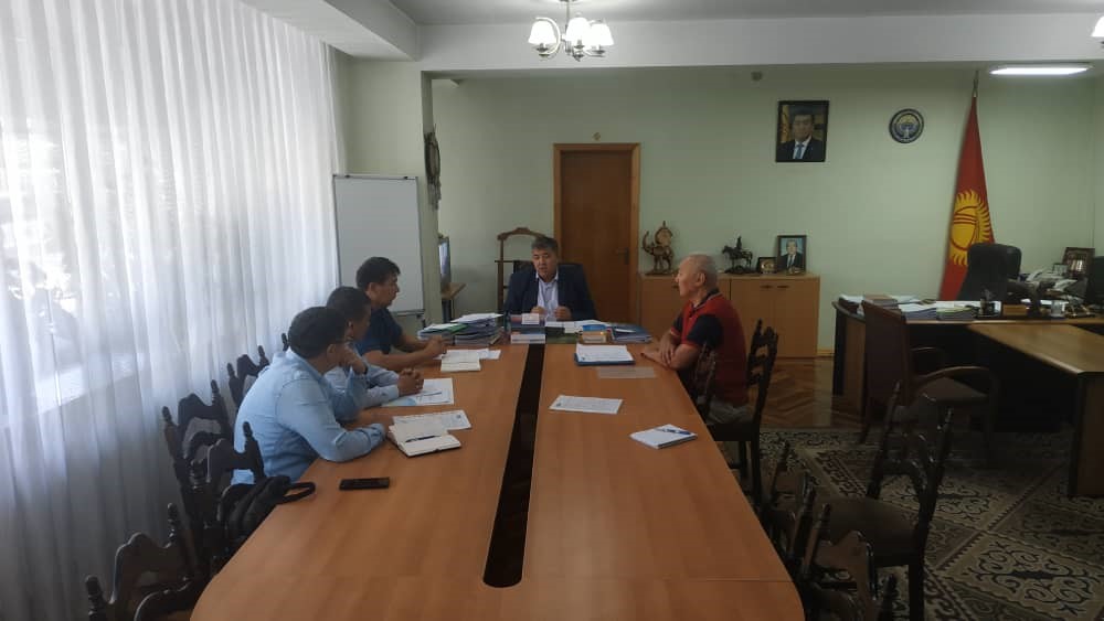 Состоялась координационная встреча в рамках реализации проекта «Региональные подходы в борьбе с песчаными и пыльными бурями и засухой» в Кыргызстане