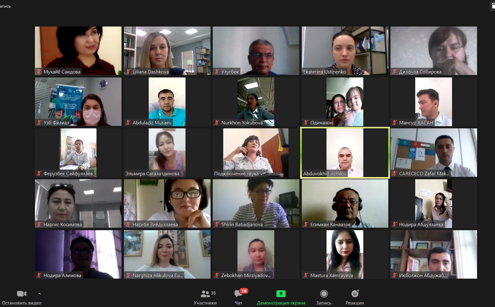 Объявлены победители конкурса среди участников медиа-тренингов UzWaterАware