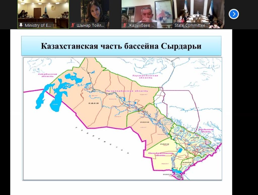 Карта сырдарьинской области с населенными пунктами и дорогами и реками